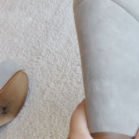 Michael Kors Leather Platform Wedges - Dove Gray - Picture 7 of 10